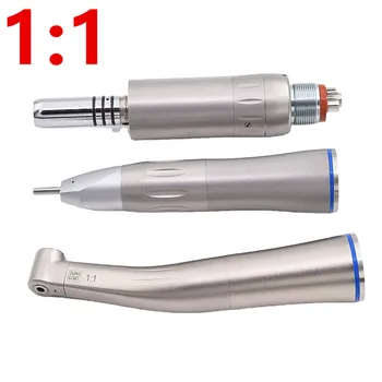 

1:1 Contra angle low speed handpiece straight head handpiece air motor dental equipment Ti Max X25/X65/X205