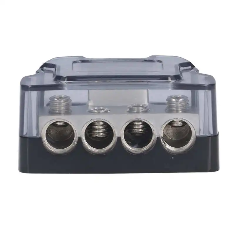 4 Way Power Distribution Block Amp Holder Ground Distributor Splitter Car Audio Amplifier power distribution block