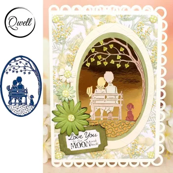 

QWELL Girl & Boy Metal Cutting Dies for Scrapbooking and Card Making Paper Embossing Craft New 2019 die cuts