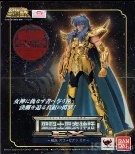 

New Model toys Saint Seiya Cloth Myth Gold Ex 2.0 Scorpio Milo Action Figure toy Bandai collector