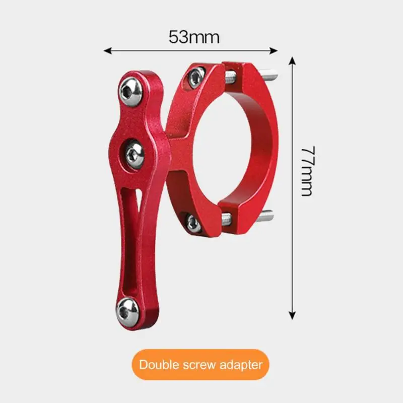 Горячая велосипедный держатель для бутылки деликатный дизайн двойные винты велосипедный держатель для бутылки с водой адаптер MTB руль кронштейн для чашки зажим - Цвет: G