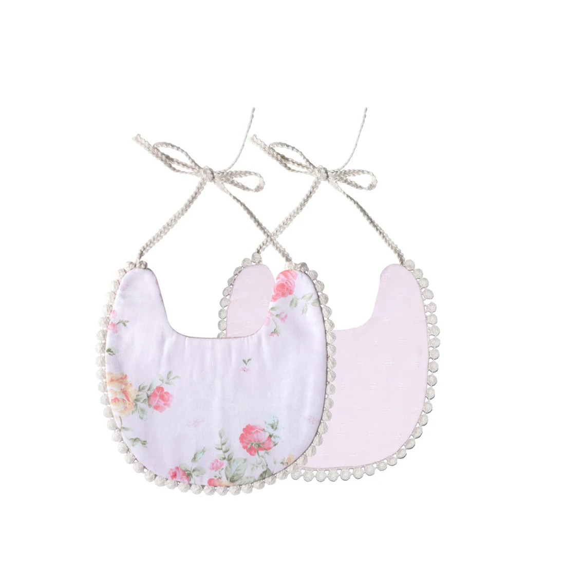 Детское полотенце-Слюнявчик с кисточками, цветочный винтажный костюм для фотосъемки новорожденных, двусторонний нагрудник для мальчиков, реквизит для девочек, бандана, деревенский костюм - Цвет: H332