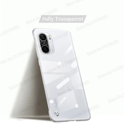 Ultra Thin Transparent Frameless Hard PC Protective Phone Cover for Redmi 10X 5G (Transparent)