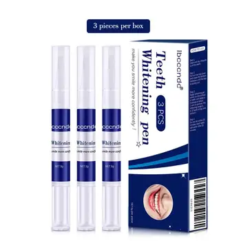 

Ibcccndc 1 / 3Pcs Teeth Whitening Pen Stain Brightening Clear Plaque Gel Pen Oral Hygiene Tooth Whitening Gel Set TSLM2
