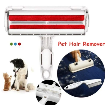 

Reusable Pet Hair Remover Roller Sticking Dog Cat Fur Lint Roller Furniture Carpets Clothing Cleaning Brush Home Cleaning Tool