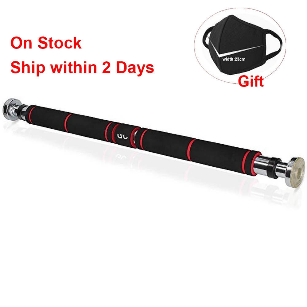 

200kg Door Horizontal Bars Steel Adjustable Home Gym Workout Chin Push Up Pull Up Training Bar Sport Fitness Sit-ups Equipments