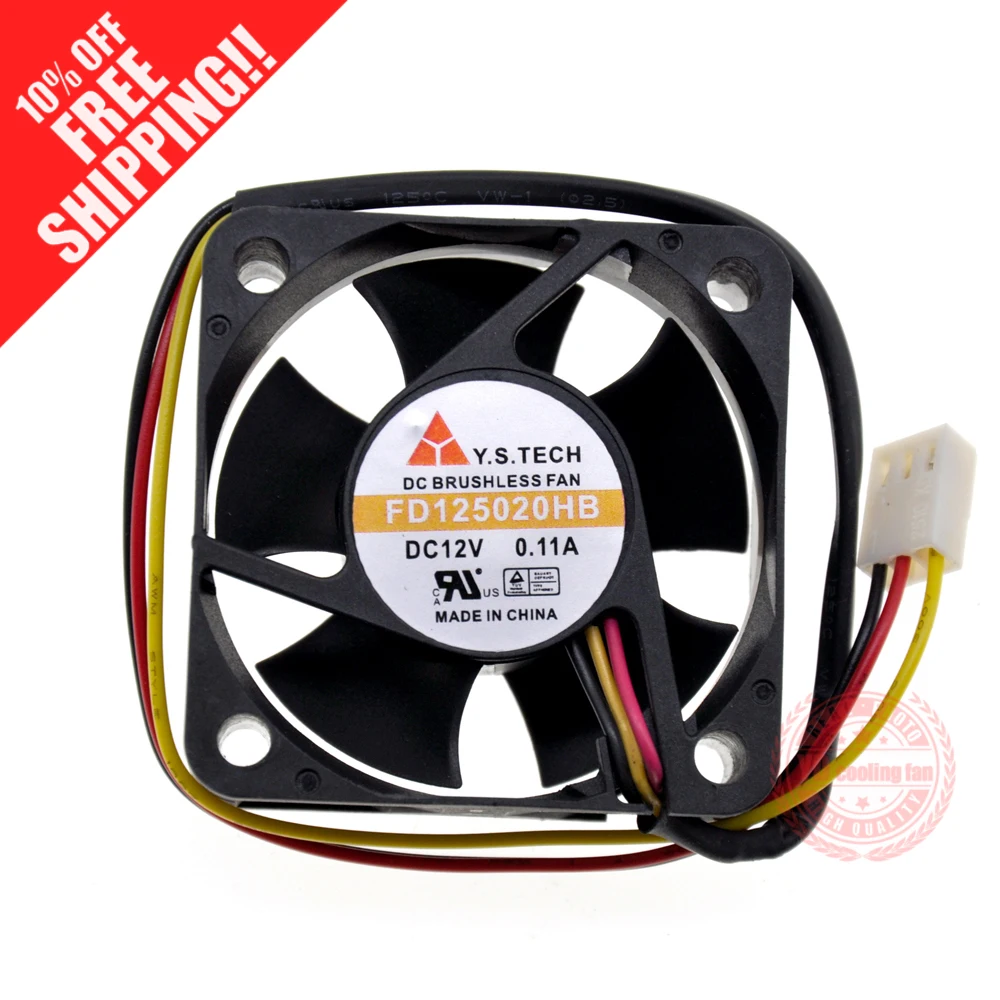 

Вентилятор охлаждения Y.S.TECH FD125020HB 12 В 5020 5 см 50*50*25 мм