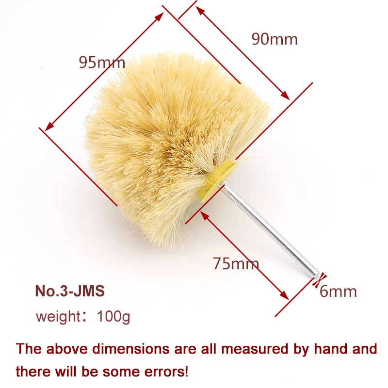 1pcs Cleaning Brush Abrasive Wheel Bristle Wheel Brush 6mm Shank Bench Grinder Tools For Home Improvement Woodwork Polishing