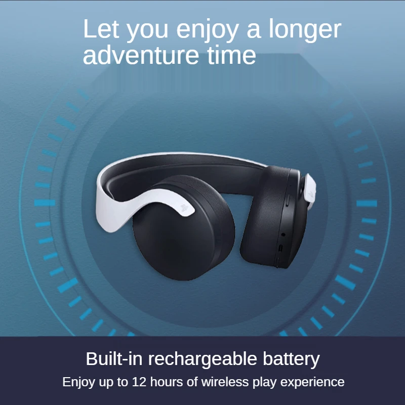 Sony Original PULSE PS5 Wireless Headset Dual Noise Reduction Microphone Immersive Head-mounted PS4 Accessories  Smart Home