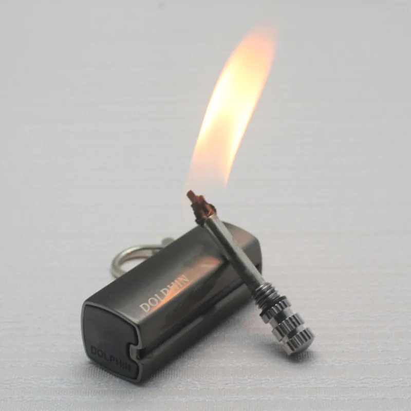 Новая Металлическая огненная Зажигалка для стартера, огненная керосиновая масляная зажигалка с карабином, портативный инструмент для выживания на открытом воздухе, для кемпинга