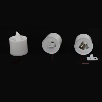 

high quality no smoke environment frendly Mini Colorful Romantic Electronic Candle LED Light For Party Decorate