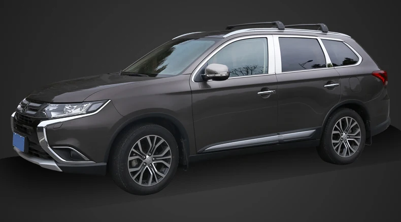 Lsrtw2017 окна автомобиля пост планки для Mitsubishi Outlander 2013 интерьерные аксессуары хром