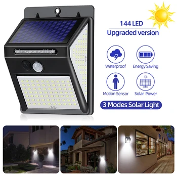 

LED Solar Light Outdoor Solar Lamp PIR Motion Sensor Wall Light Waterproof Solar Powered Sunlight for Garden Decoration