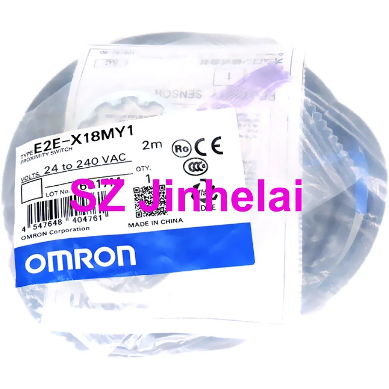 Оригинальный датчик приближения OMRON E2E-X18MY1 2 м 24-240 В переменного тока |