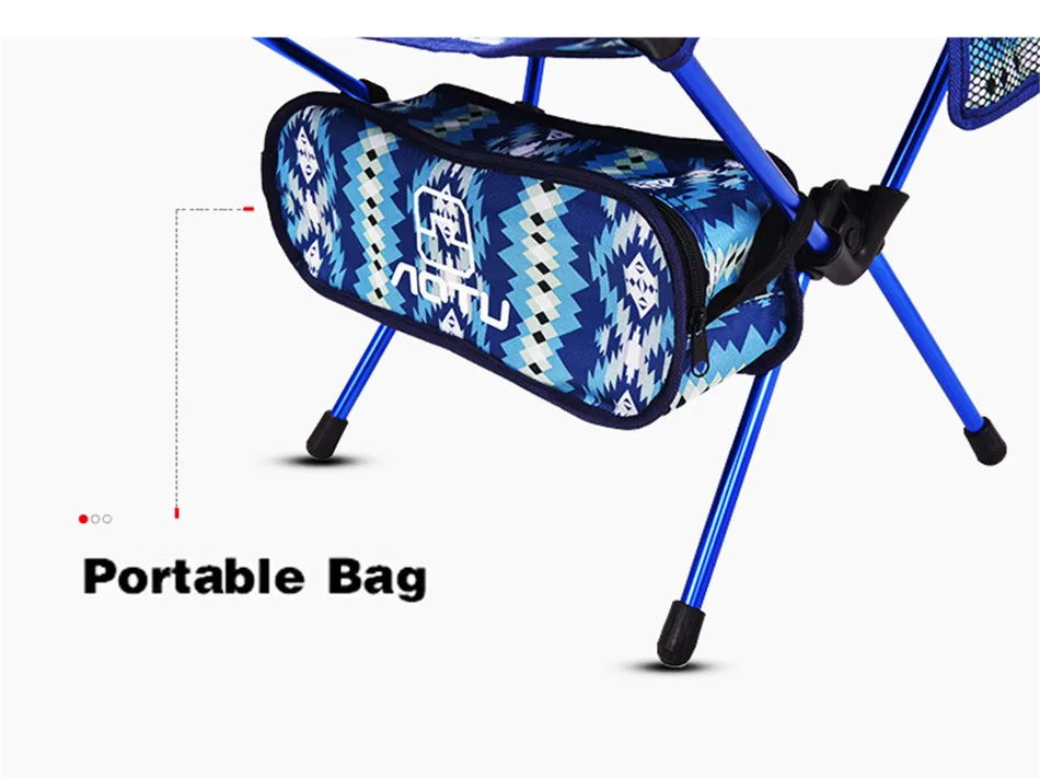 Outdoor Camping Portable Folding Camouflage Moon Chair Ultra Light Aluminum Alloy Outing Camping Fishing Back Chair Beach Chair