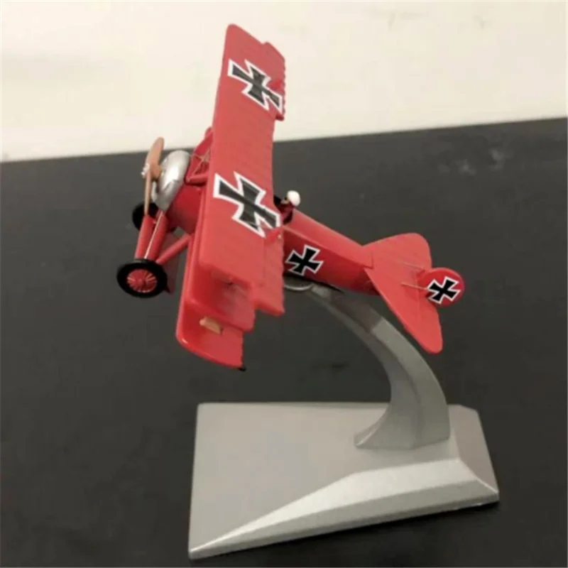 Коллекция 1: 172 масштаб WWI немецкий Fokker Dr. I Красный Барон три крыла модель самолета-истребителя Литой Сплав дисплей самолета