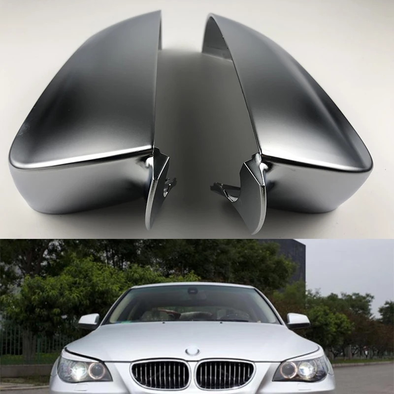 Колпачки для боковых зеркал заднего вида BMW E60 E61 E63 E64 F10 F11 F01 F02 серии 5/6/7 2008-2013 1 пара