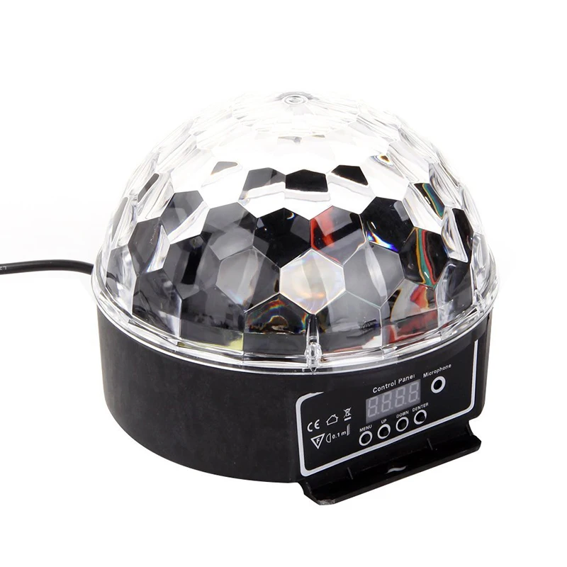 Светодиодный RGB Хрустальный ic шар эффект светильник DMX Диско Dj сценический для KTV