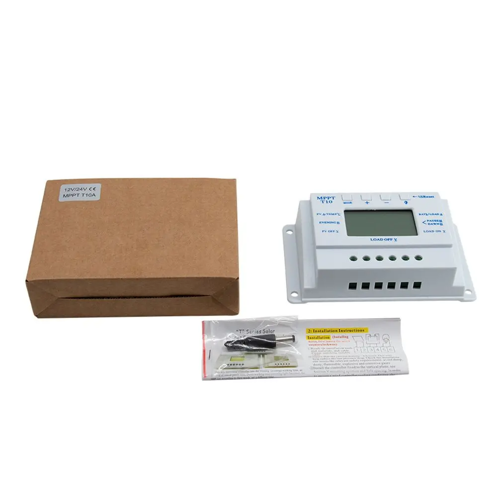 

Inteligent Solar Charge Controller 10A/20A/30A/40A 12V/24V PWM Solar Panel Regulator Charge Controller with LCD Display