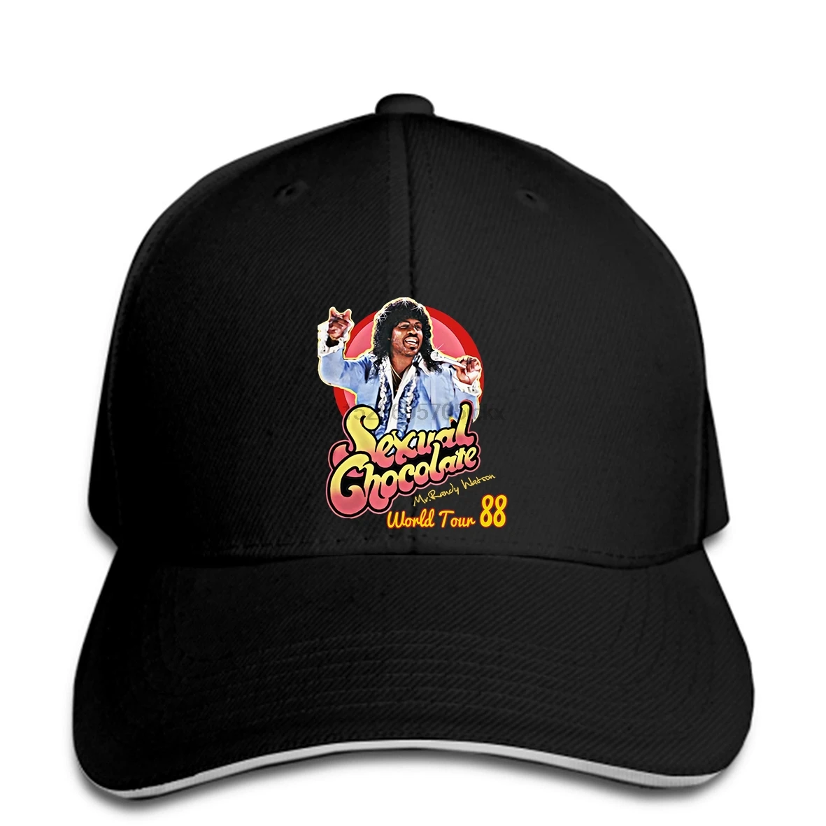 Talcry Сексуальная шоколадная Рэнди Уотсон Eddy Murphy 1988 World Tour забавная Бейсболка snapback Кепка пиковая