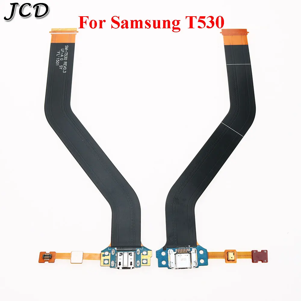 JCD для Samsung Galaxy планшет I8262 T800 T500 T530 P5100 P600 605 N8000 USB разъем микрофонный порт Зарядное устройство Док-станция гибкий кабель - Цвет: For Samsung T530