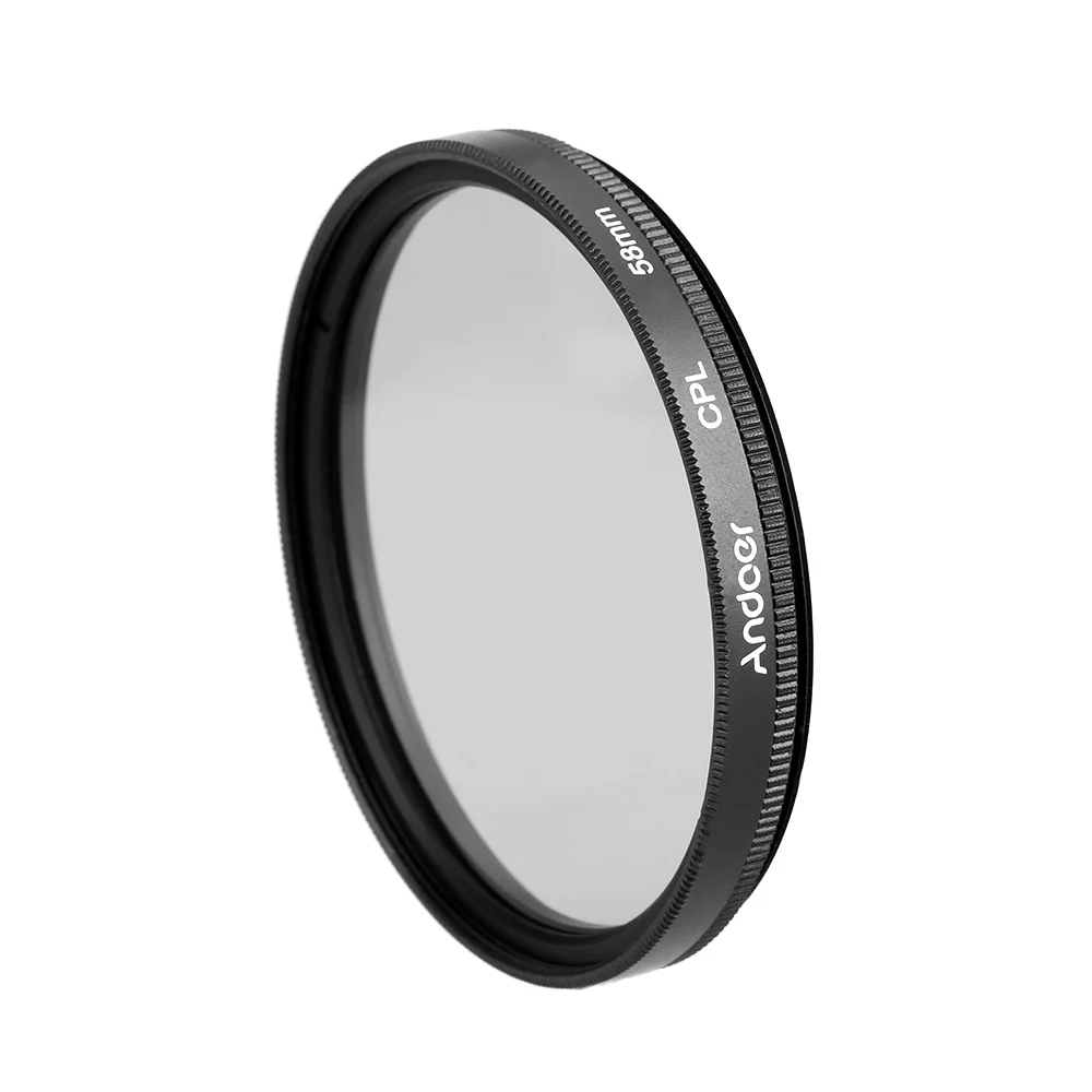 Andoer 58mm UV+ CPL+ насадочная линза+ 4+ звезда 8-точечный Круглый объектив фильтр комплект поляризационный фильтр крупного плана Макросъемка с 8-конечной звездой