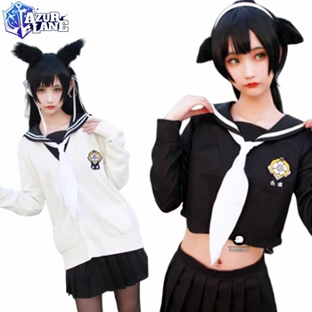 

Azur Lane Anime Japanese Daily Game Jk Sailor Suit Japanese Uniform Costume Women Cosplay Girls Cos College Uniform Suit Costume