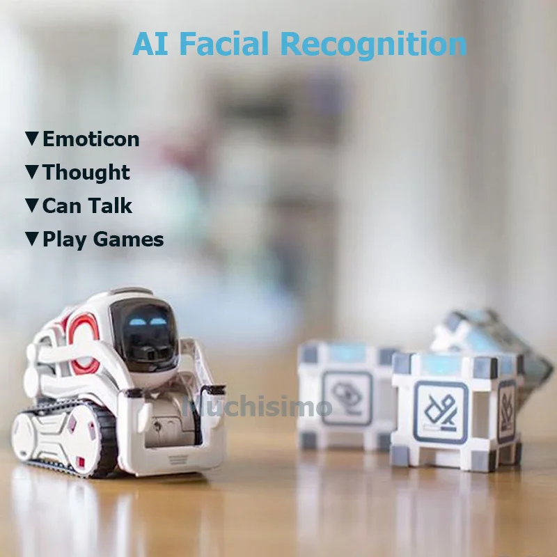 Robot Cozmo juguetes de alta tecnología Robot Cozmo Inteligencia Artificial voz familia interacción educación temprana niños Robot de juguete inteligente - 3