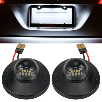 

Auto 6500K White LED Black License Plate Lights Lamps For Ford F150 F-150 Raptor 2001-2014 2002 2003 2004 2005 2006 2007 2008