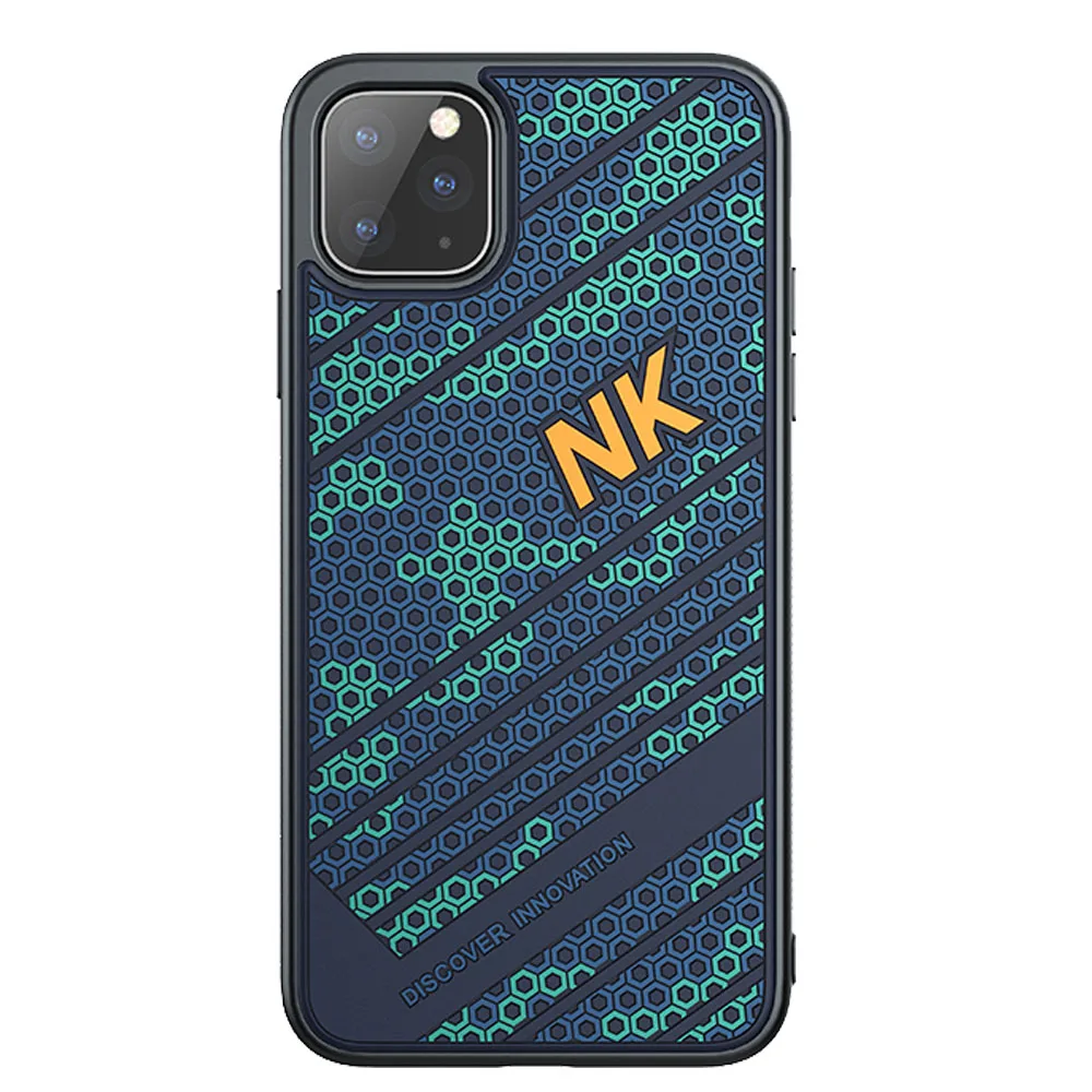 BLUE Nillkin для iPhone 11 11 Pro Max чехол 3D Текстурированная нескользящая Мягкая силиконовая оболочка для телефона чехол для задней панели для iPhone11 Pro - Цвет: BLUE