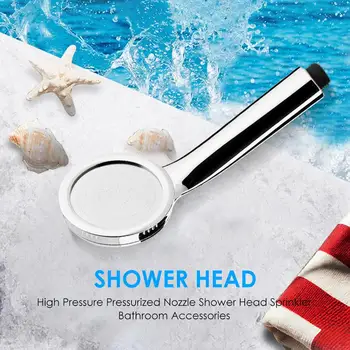 

High Pressure Pressurized Nozzle Shower Head Sprinkler single-head Pressurized Water Heater Shower Bathroom Accessories