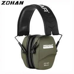 ZOHAN – protège oreilles de sécurité, anti bruit, Protection d'audition Passive mince pour la chasse, NRR26dB 