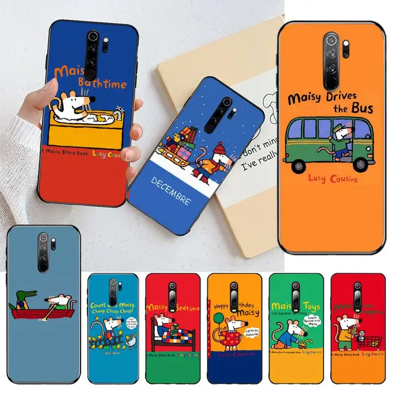 HPCHCJHM Maisy Mose Story мягкий черный чехол для телефона Redmi Note 8 8A 7 6 6A 5 5A 4 4X 4A Go Pro Plus Prime |