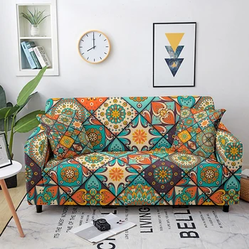 

Mandala Sofa Cover Elastic All-inclusive Sofa Cover Living Room Furniture Cover Sofa Slipcover Couch Cover 1/2/3/4-seater