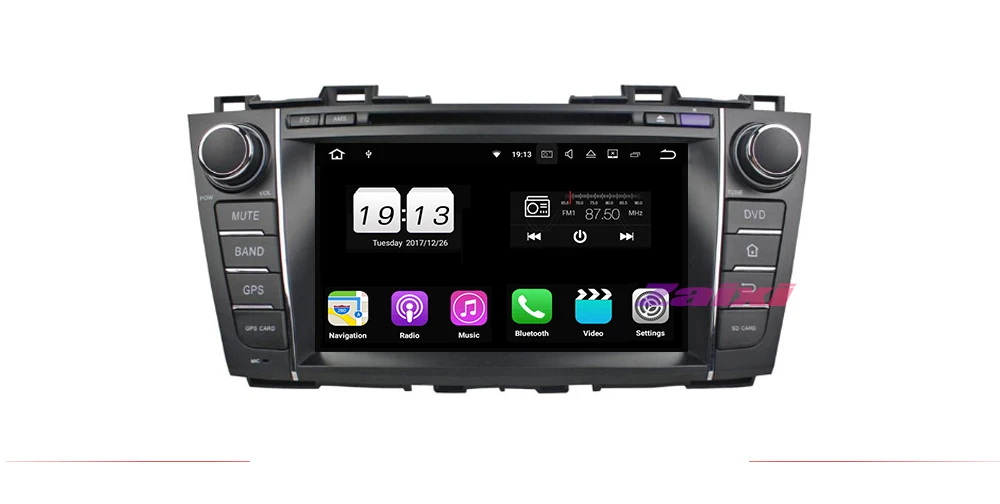 ZaiXi 2 DIN Автомобильный dvd-плеер gps-навигатор для Mazda Premacy 2010~ автомобильное мультимедиа андроид экран системы радио стерео