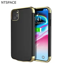 NTSPACE для iPhone 11 Pro Max зарядное устройство чехол s ультра тонкий портативный внешний аккумулятор зарядный чехол для iPhone 11 Pro чехол для батареи