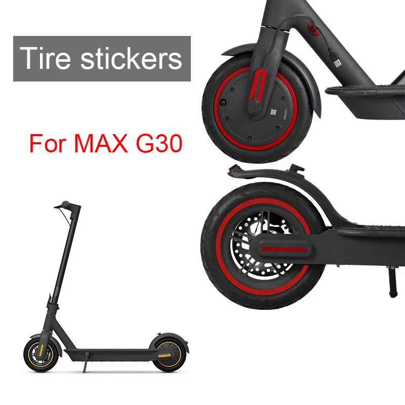 Наклейка для NINEBOT MAX G30 Электрический скутер ступицы защитная Светоотражающая