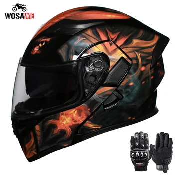 

Full face motorcycle helmet high quality Joker Removable Washable Motorcycle scooter Locomotive Helmet Motocross Helmets