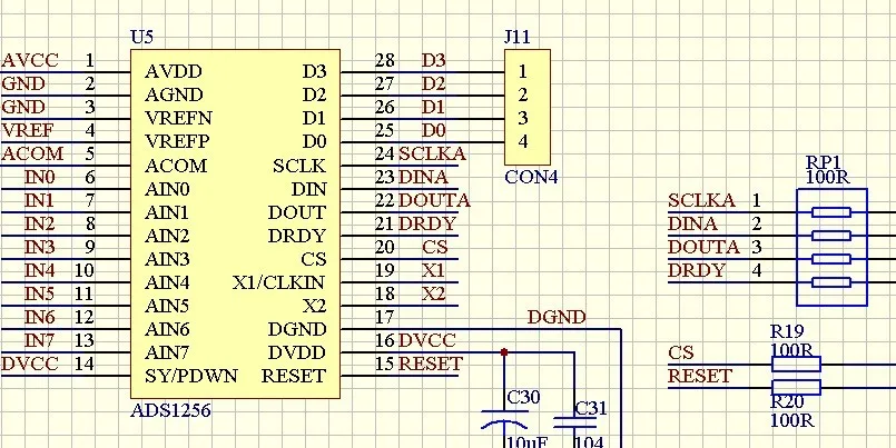 [Обновленная версия было начато] ADS1256 24-bit ADC AD модуль высокая точность измерения ADS сбора данных карты