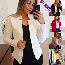 

Women's Suit Coat Long Sleeve Autumn 2021 New Office Lady Cardigan Jacket Female Working Blazer Jackets