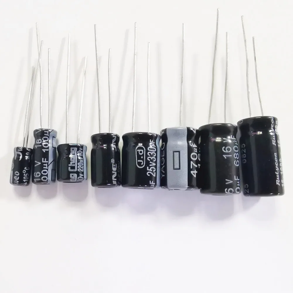 20PCS 35V-470uF aluminum electrolytic capacitor 4V 10V 16V 25V 35V 100UF 220UF 330UF 470UF 680UF 1000UF 47UF 1500UF 10UF 22UF