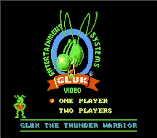 Gluk The Thunder Warrior игровой Картридж для консоли NES