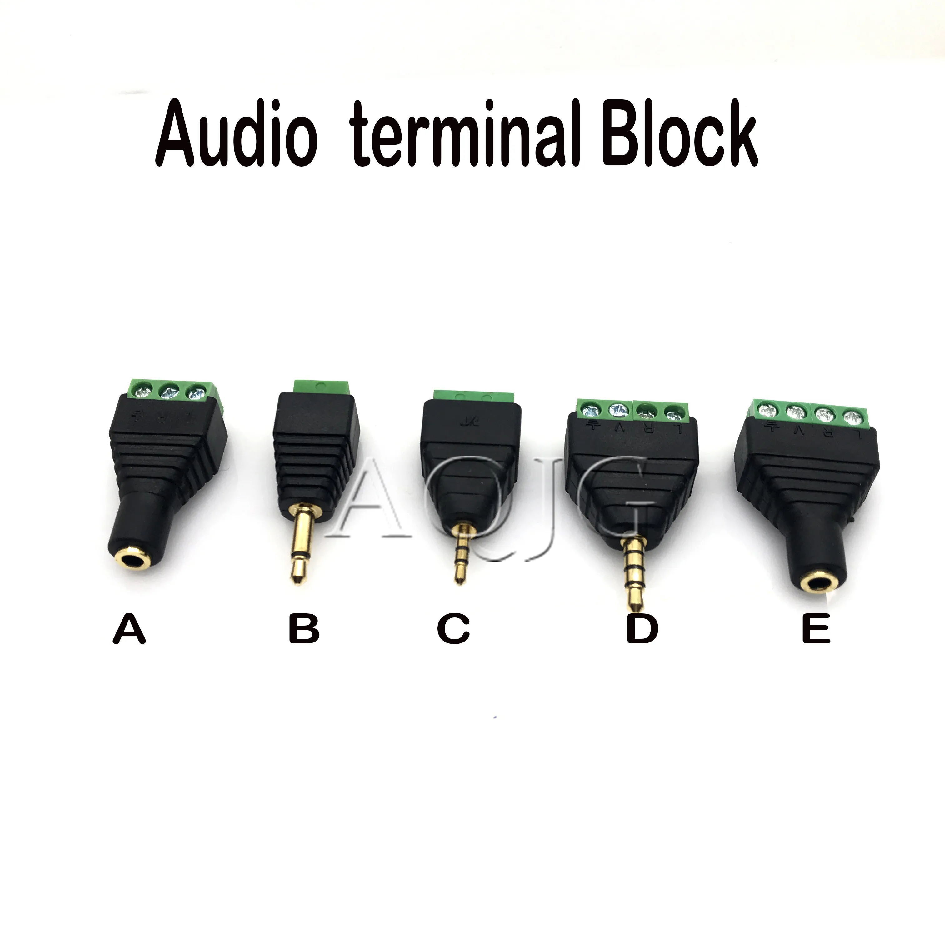 

1pcs 3.5mm stereo Adapter 3.5 audio mono plug to screw terminal Audio Mono Plug Audio Connector screw connector