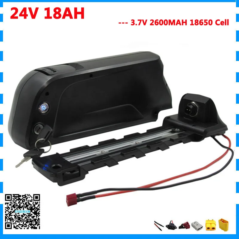 500W 24V 18AH литий-ионный аккумулятор 24V 18.2AH электрический велосипедный аккумулятор с 30A BMS+ 29,4 V 3A зарядное устройство