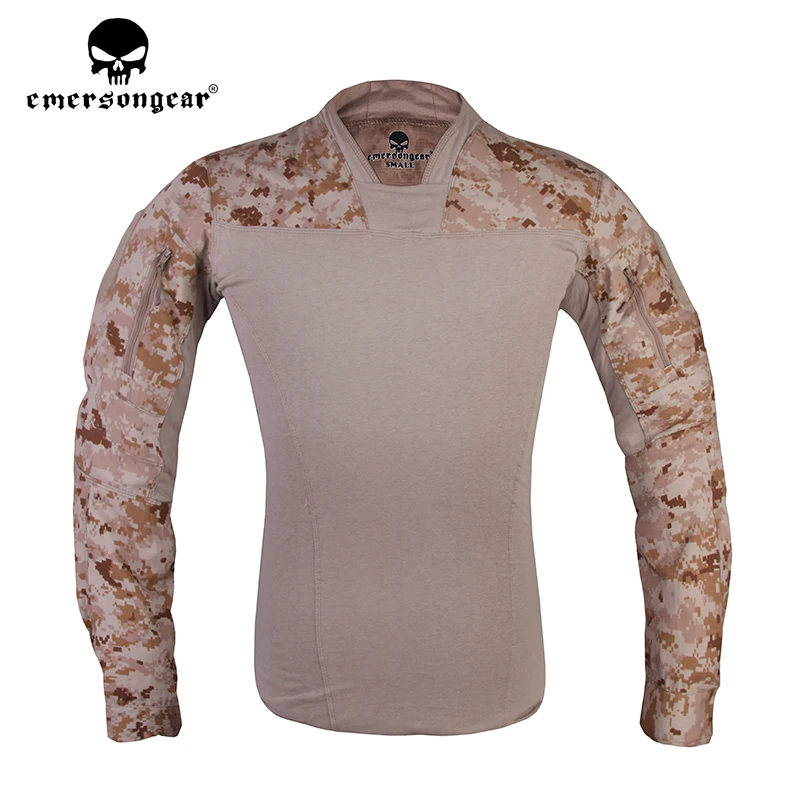 Emersongear мужские тактические футболки официальные легкие боевые Мультикам