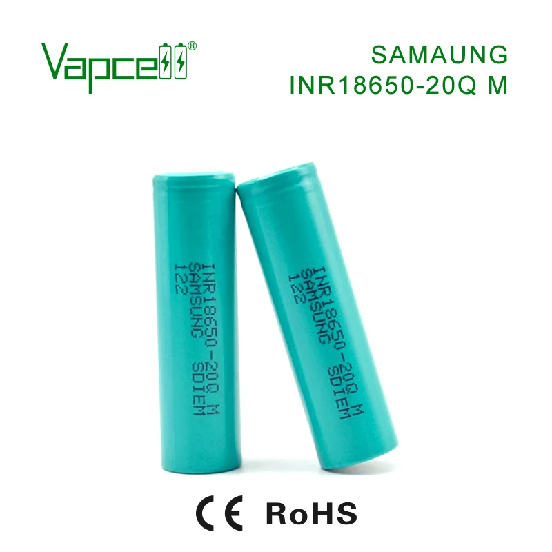 Высокомощная Оригинальная 18650 INR18650 20Q 2000mah 15A 3 7 v литий ионная перезаряжаемая