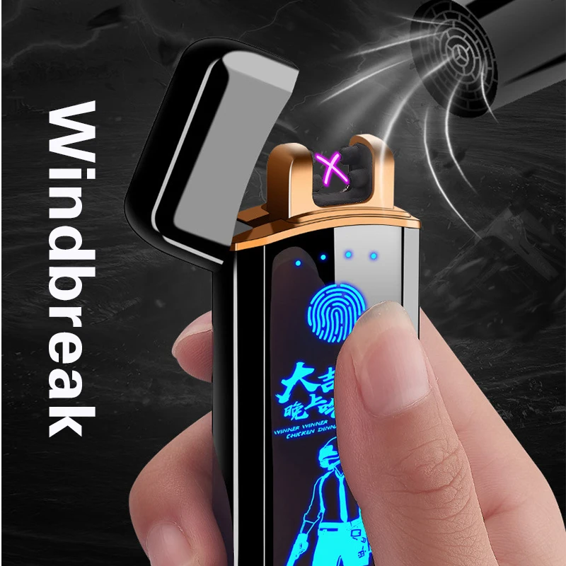 Plasma Lighter Electronic Lighter Cigarette Lighter For Smoking Usb Charge Double Arc