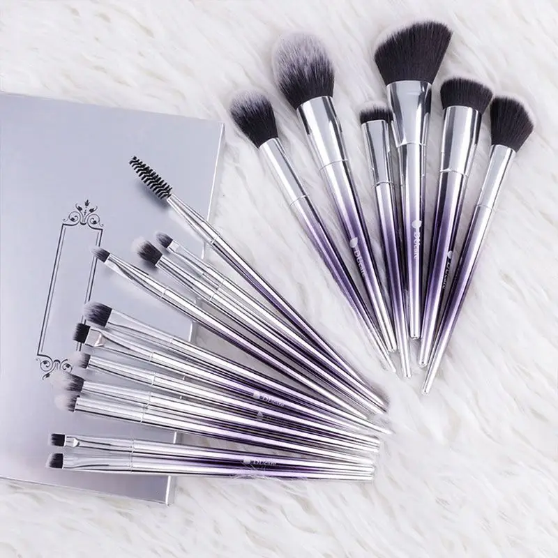 17PCS Cosmetic Makeup Brushes Set Foundation Blusher Eyeshadow Lip Brush Tool