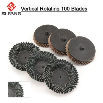 

2-12pcs 3inchs80mm Sanding Discs 40 Grit Type R Roloc Wheel Grinding Wheels Blades Plastic Cap for Angle Grinder