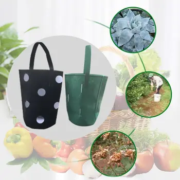 

Hanging Planter for Strawberry, Fabric Plant Pots for Growing Strawberry Q1FD